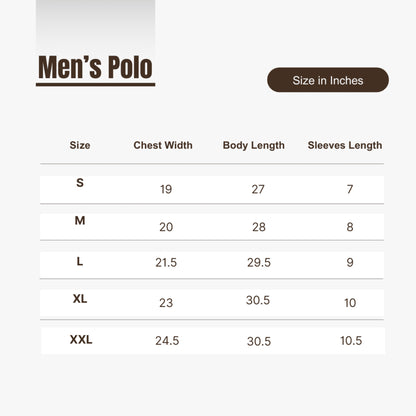 Basix Men's Cotton Polo T-Shirt, Olive