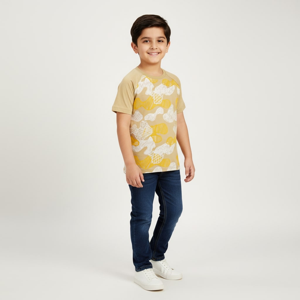 Basix Boys Champ Champ Raglan Tee  2708