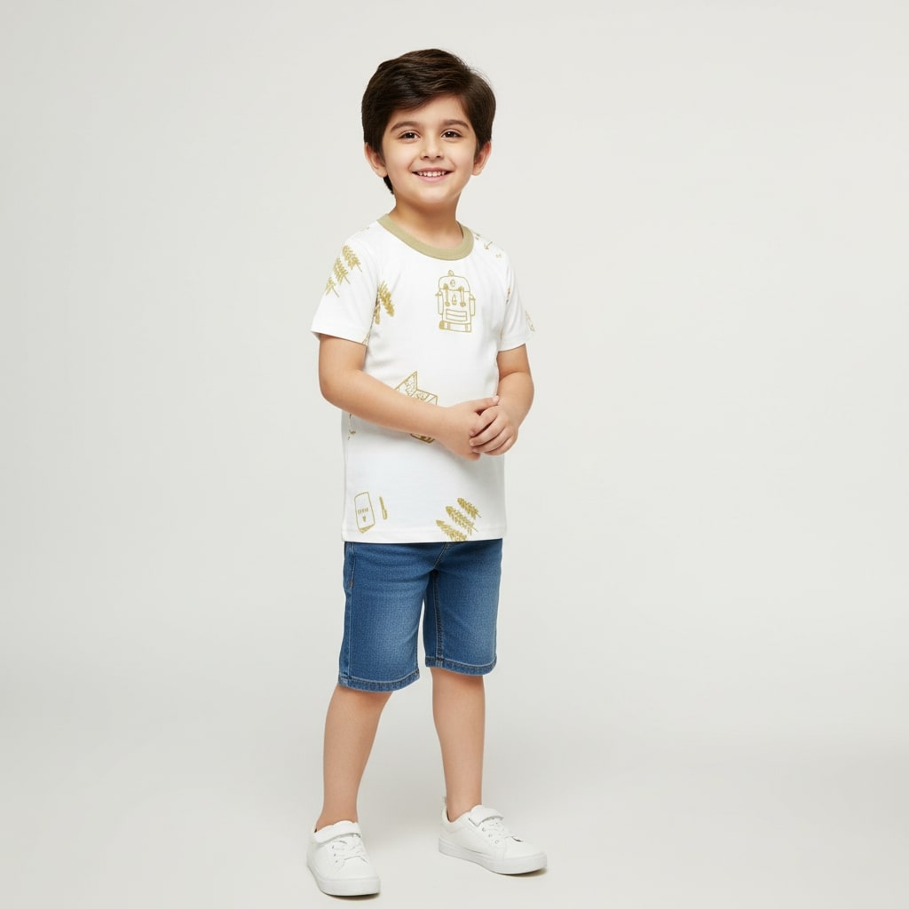 Basix Boys Champ Champ Short Sleeve Tee, 2705