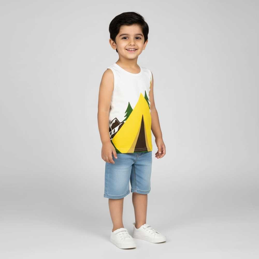 Basix Boys Champ Champ Tank Top, 2701