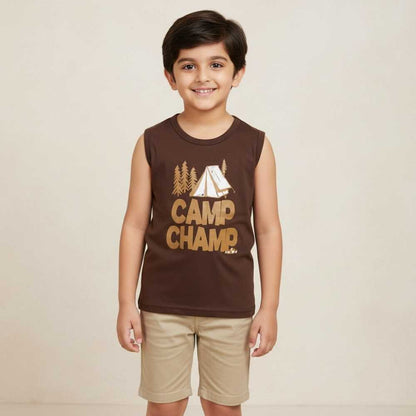 Basix Boys Champ Champ Tank Top, 2703