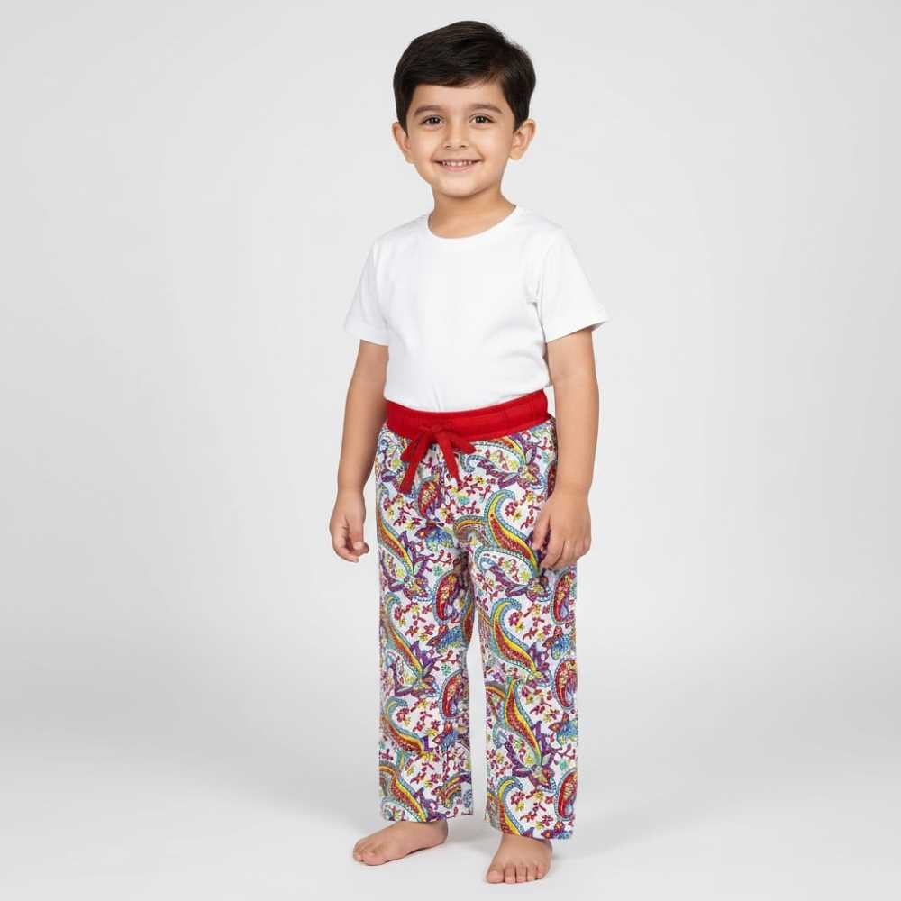 Basix Boys Paisley Play Bell Trouser, 2734