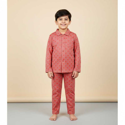 Basix Boys Piping Night Suit  6046-A