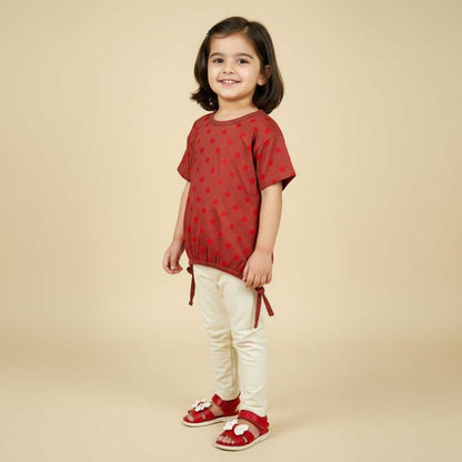 Basix Girls Bottom Gather Top, 6037