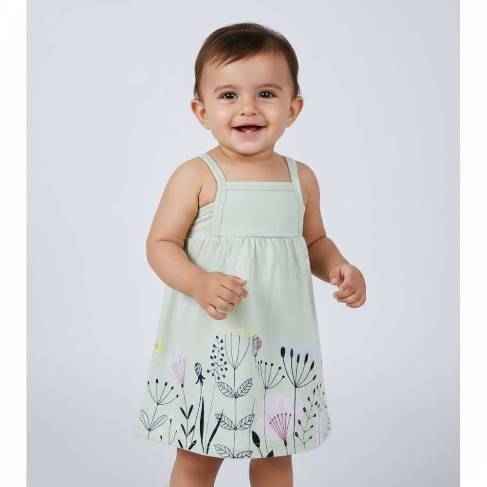 Basix Infant Gathered Frock, 6019