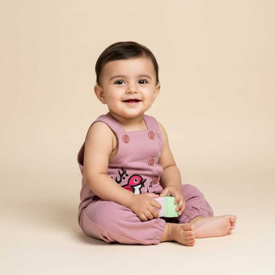 Basix Infant Ghousla Cross Button Dungaree, 2606