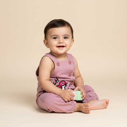 Basix Infant Ghousla Cross Button Dungaree, 2606