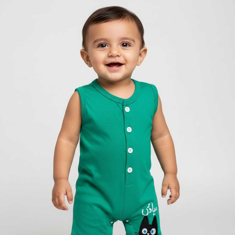 Basix Infant Ghousla Short Sleeve Full Length Body Suit, 2604
