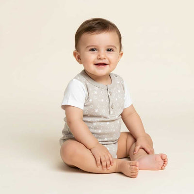Basix Infant Monster At A Party Henley Tee  2652