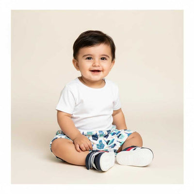 Basix Infant Monster At A Party Short  2659