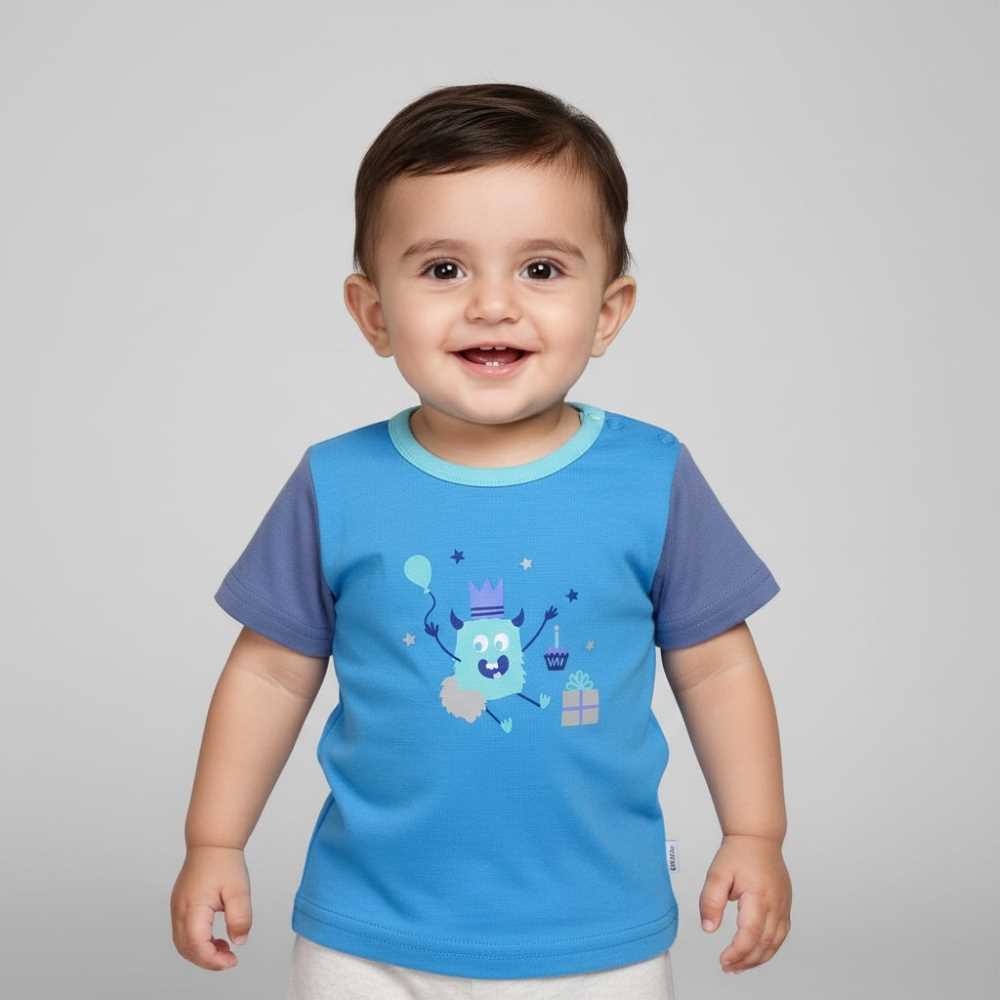 Basix Infant Monster At A Party Short Sleeve Tee  2651