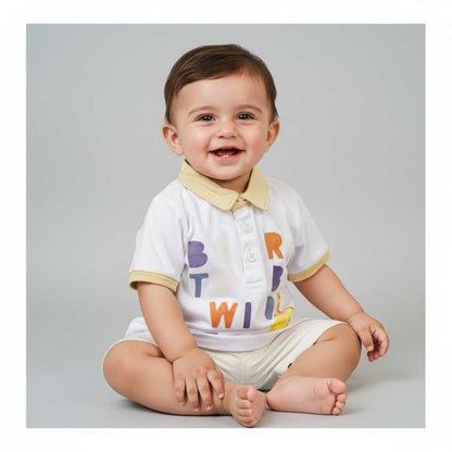 Basix Infant Self Collar Polo T-Shirt, 5966