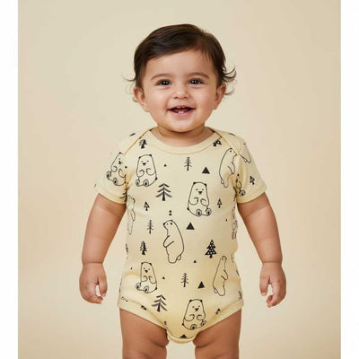 Basix Infant Short Sleeves Bodysuit  5997