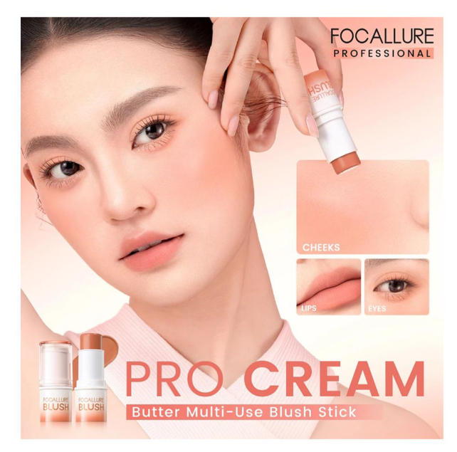 Focallure Soft Blush Cream, Waterproof, BB02 FA-F42 EN-FA-F42-BB02-1