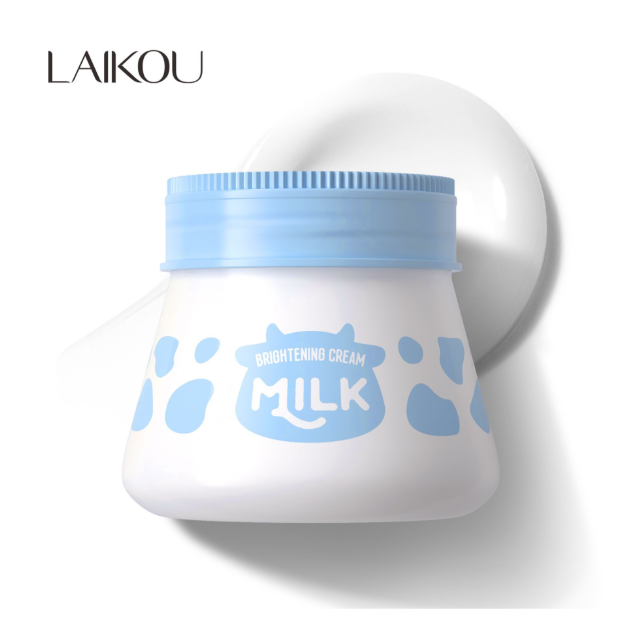 Laikou Milk Brightening Cream, Hyaluronic Acid & Niacinamide, For Non-Allergic Skin, 55g, LK91965D