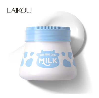 Laikou Milk Brightening Cream, Hyaluronic Acid & Niacinamide, For Non-Allergic Skin, 55g, LK91965D