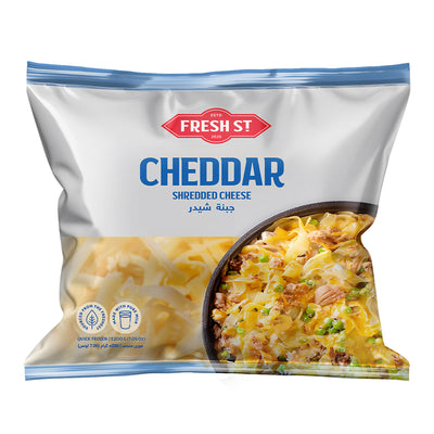 Fresh Street Frozen Shredded Cheddar Cheese 200Gm