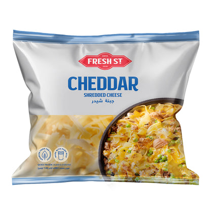 Fresh Street Frozen Shredded Cheddar Cheese 200Gm