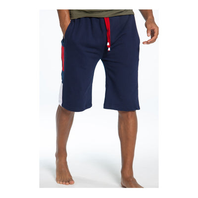 Basix Silid Navy Men's Shorts  Red & White Contrast  MS-502