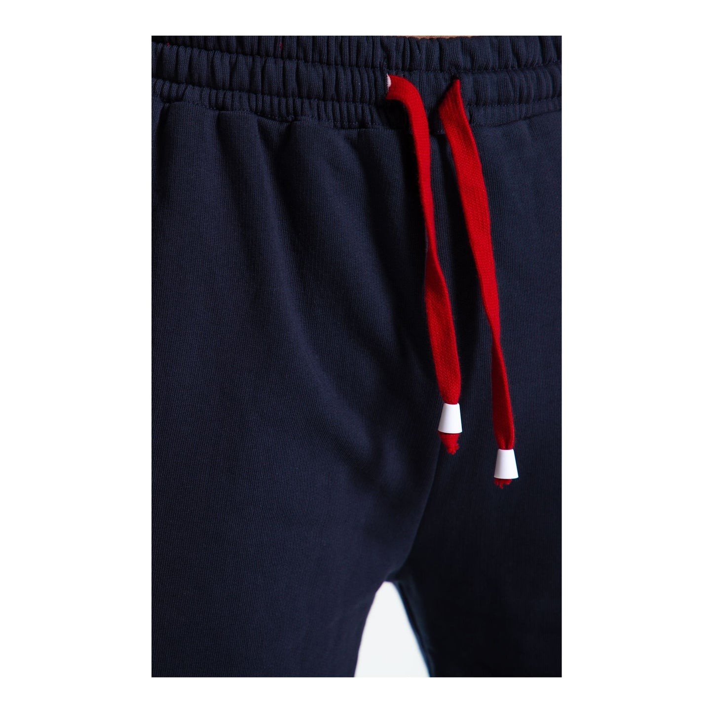 Basix Silid Navy Men's Shorts, Red & White Contrast, MS-502