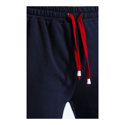 Basix Silid Navy Men's Shorts, Red & White Contrast, MS-502