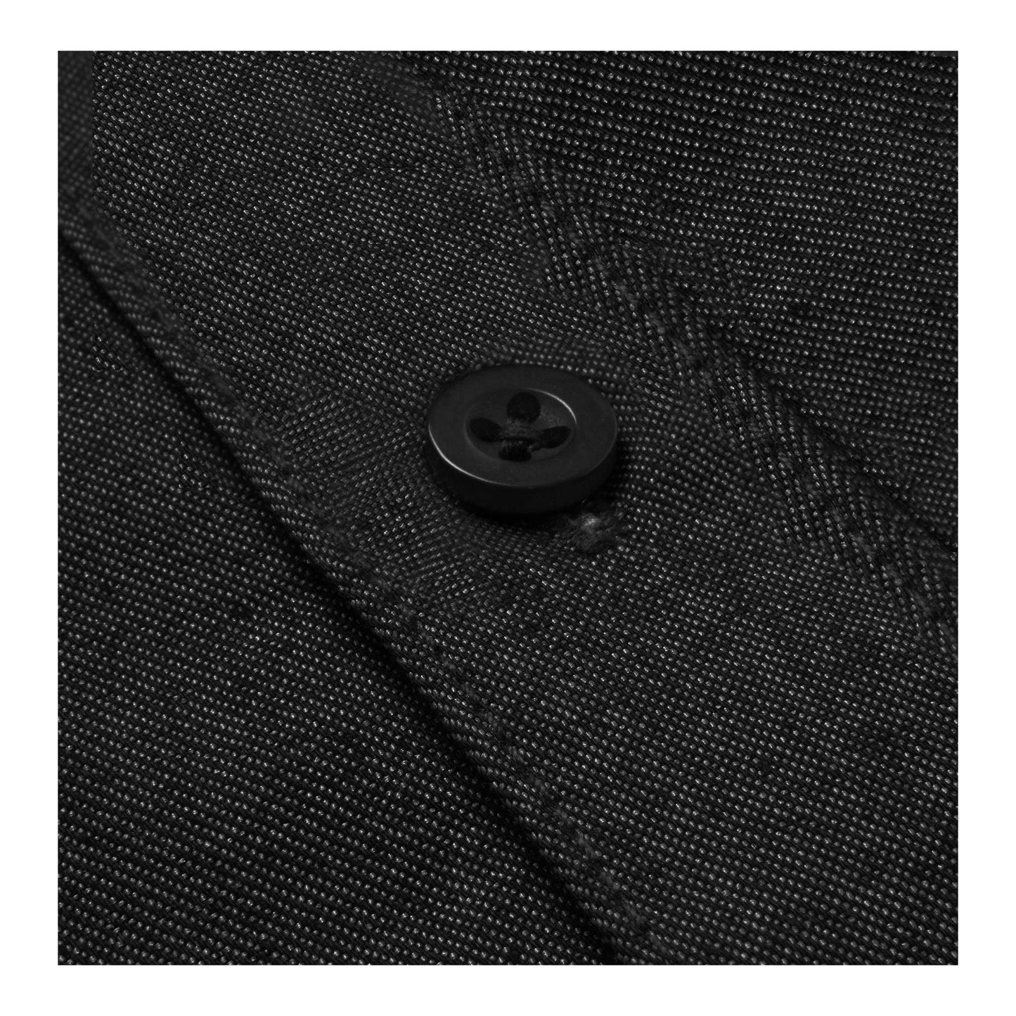 Basix Men's Textured Fabric Ash Black, MFS-101