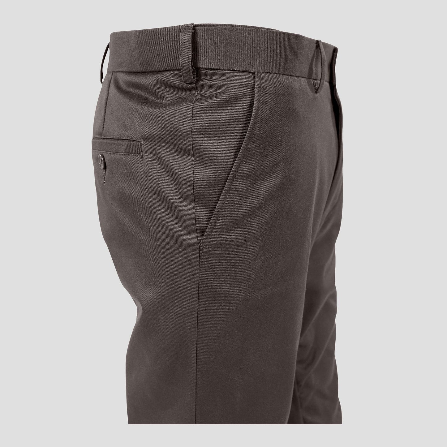 Basix Regular Fit Cotton Formal Dress Pant, Brown
