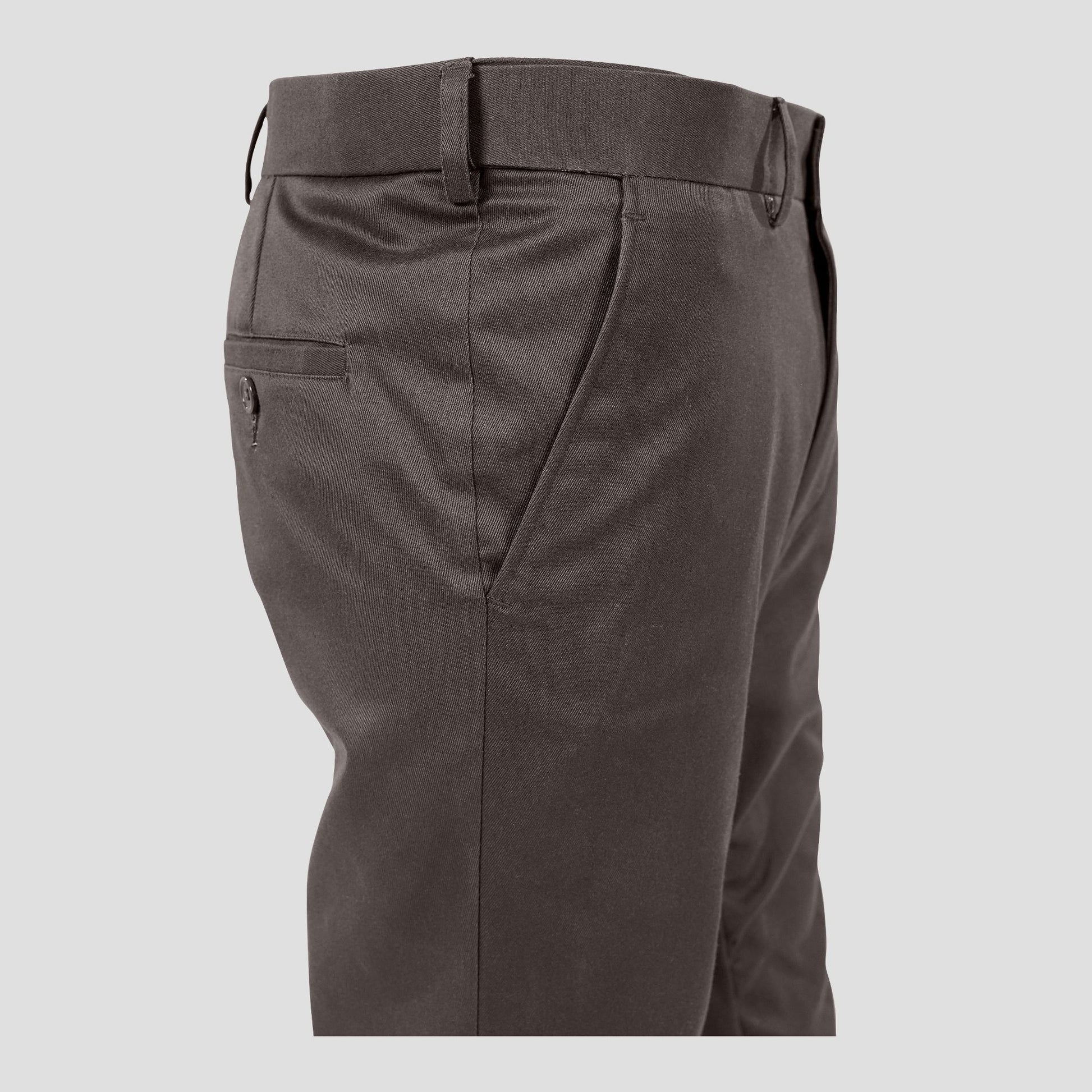 Basix Regular Fit Cotton Formal Dress Pant, Brown