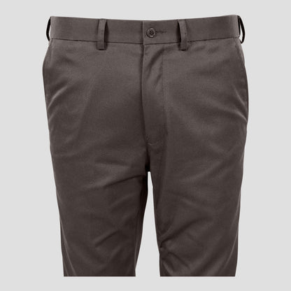 Basix Regular Fit Cotton Formal Dress Pant, Brown