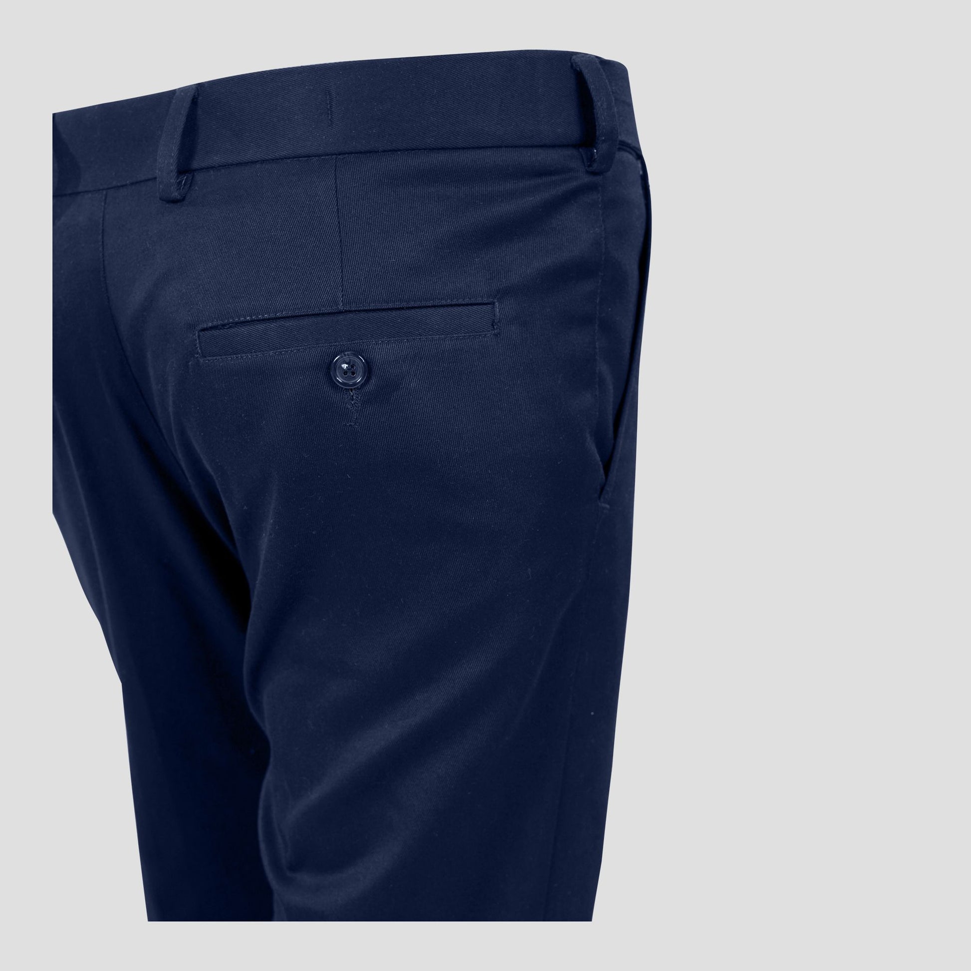 Basix Regular Fit Cotton Formal Dress Pant, Blue