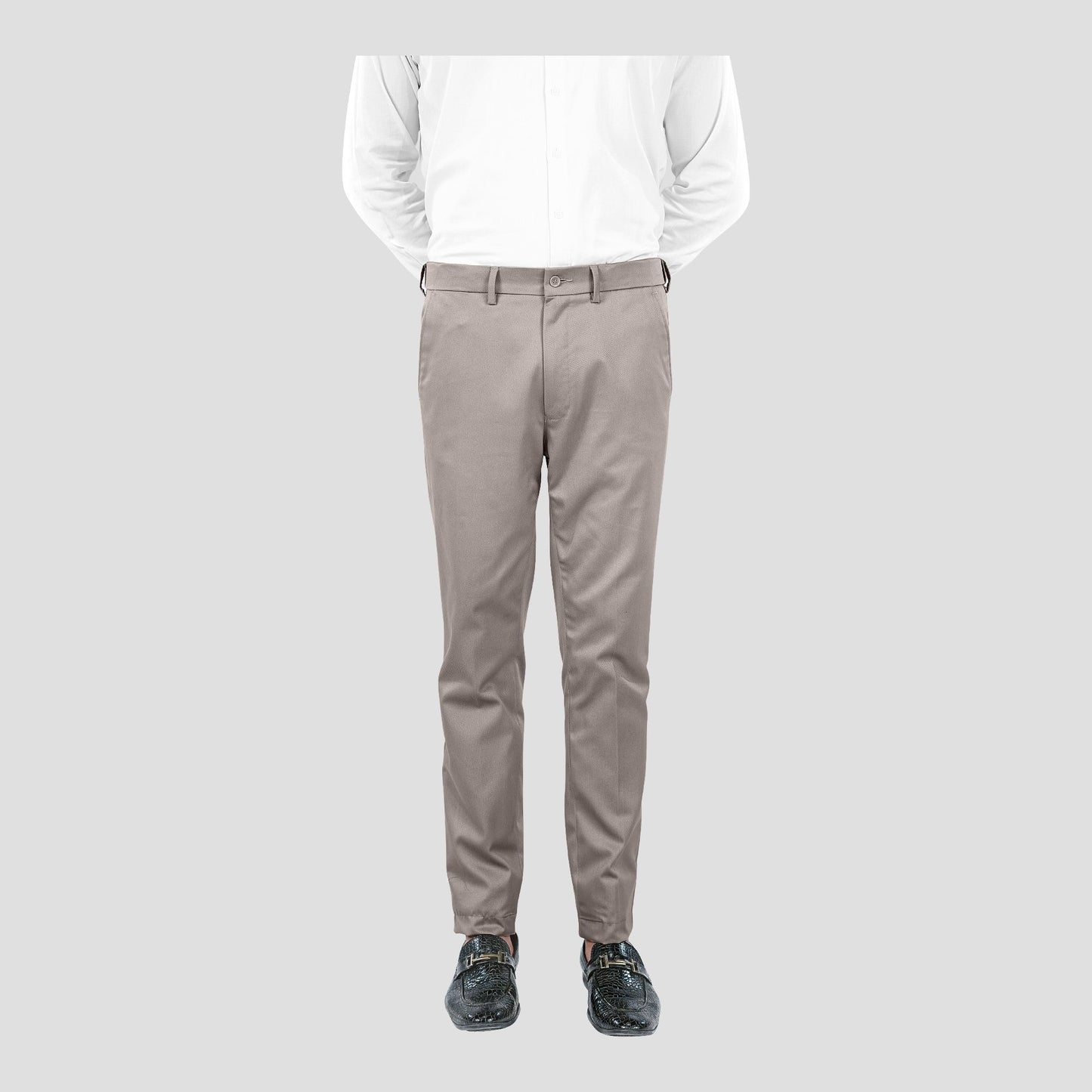 Basix Regular Fit Cotton Formal Dress Pant, Camel