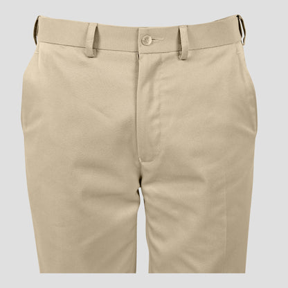 Basix Regular Fit Cotton Formal Dress Pant, Khaki