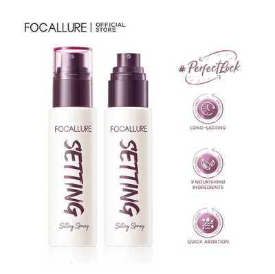 Focallure Flawless Long-Lasting Setting Spray, Niacinamide, Vitamin E, SP01, FA-352, EN-FA-352-SP01-1