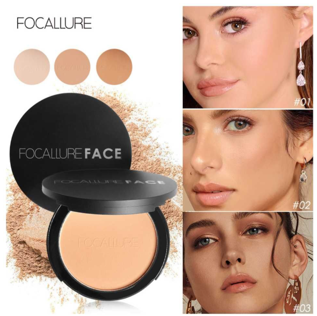 Focallure Face Powder, Waterproof, 01 FA-16 EN-Fa-16-1-3