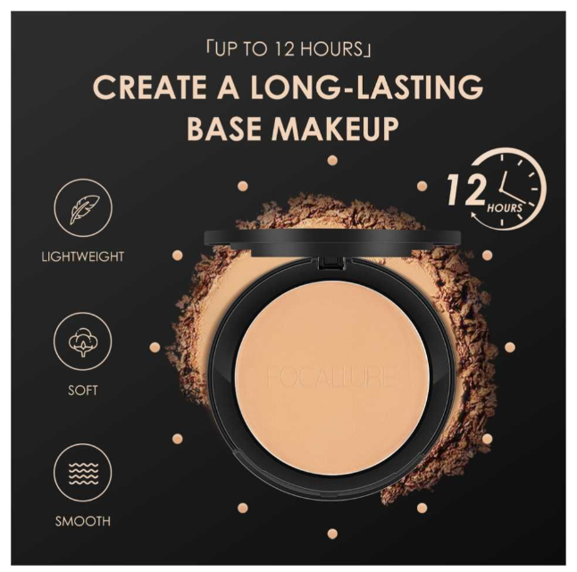Focallure Face Powder, Waterproof, 01 FA-16 EN-Fa-16-1-3