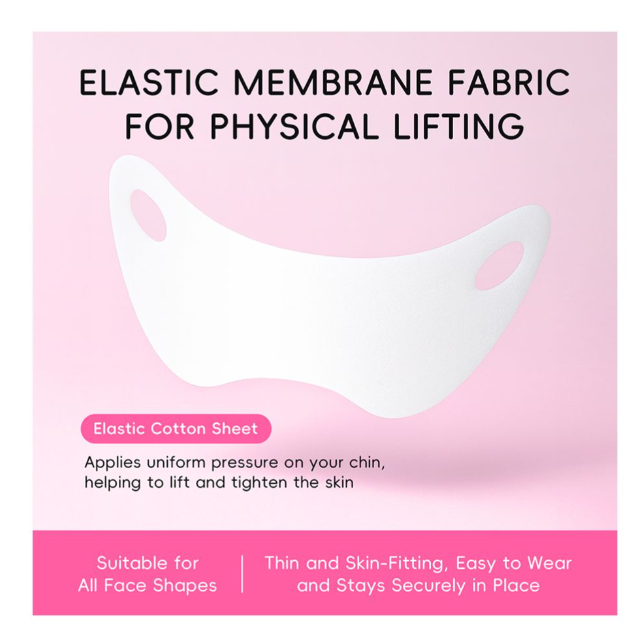 Laikou Japan Sakura V-Line Lifting Chin Sheet Mask, Niacinamide, Hyaluronic Acid, Aloe Vera, For All Face Shapes, 25g, LK33781A