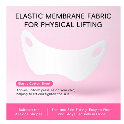 Laikou Japan Sakura V-Line Lifting Chin Sheet Mask, Niacinamide, Hyaluronic Acid, Aloe Vera, For All Face Shapes, 25g, LK33781A