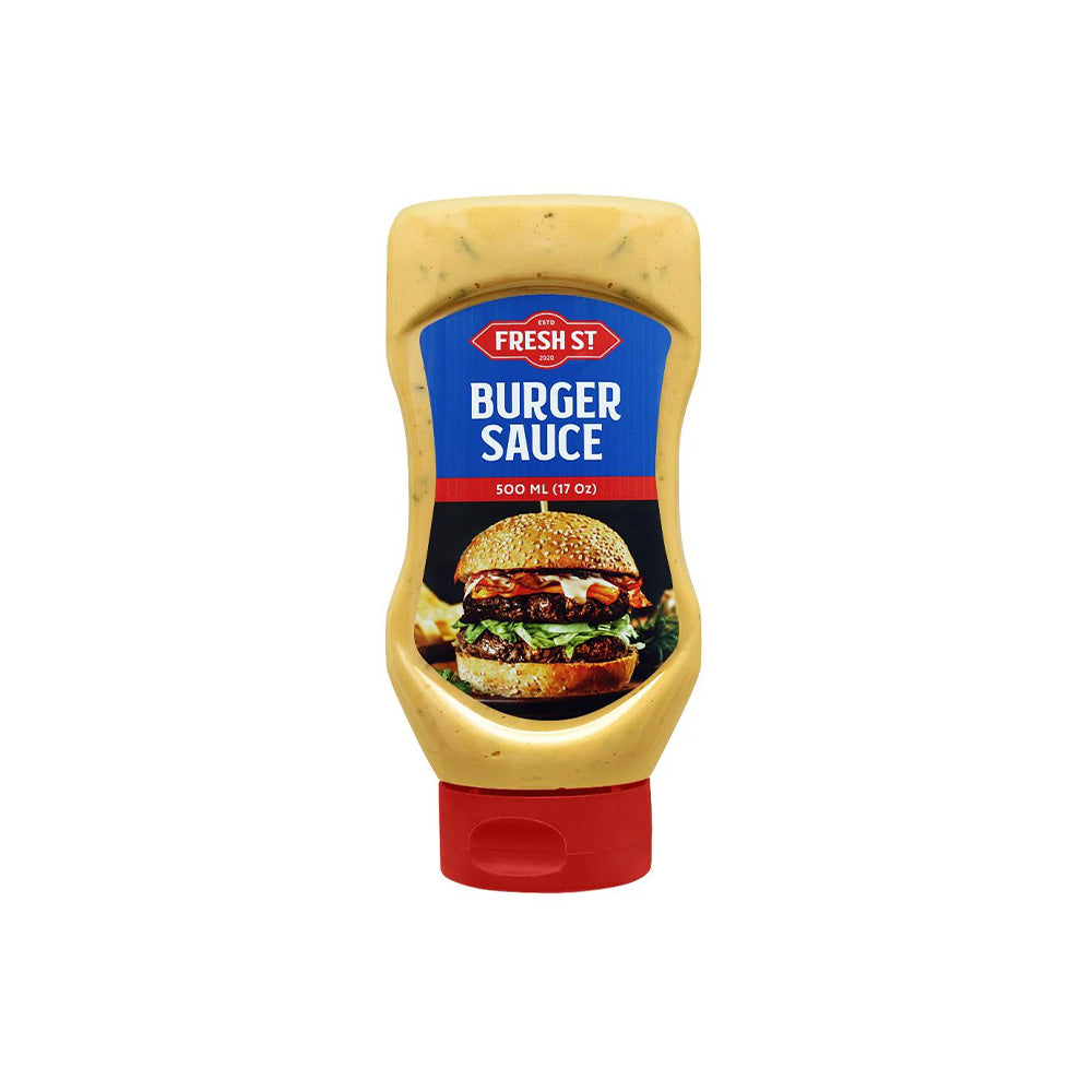 Fresh Street Burger Sauce — front of pack