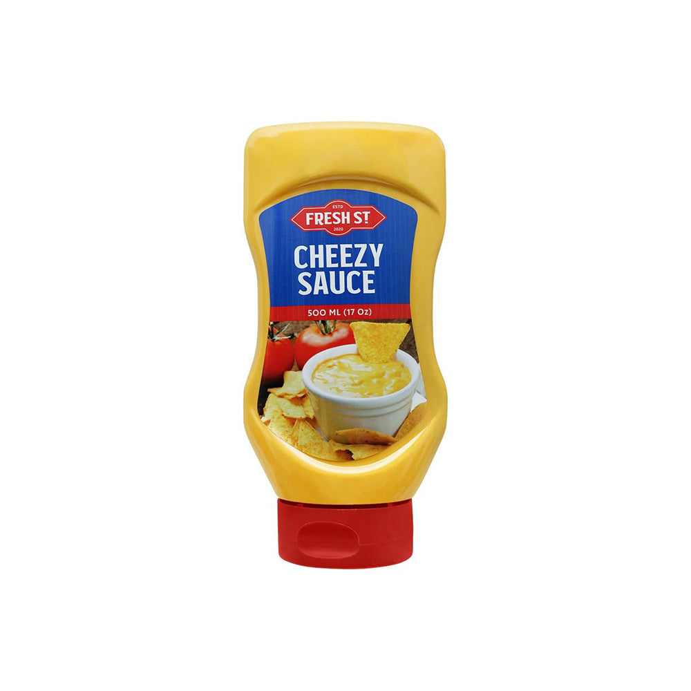 Fresh Street Cheezy Sauce — front of pack