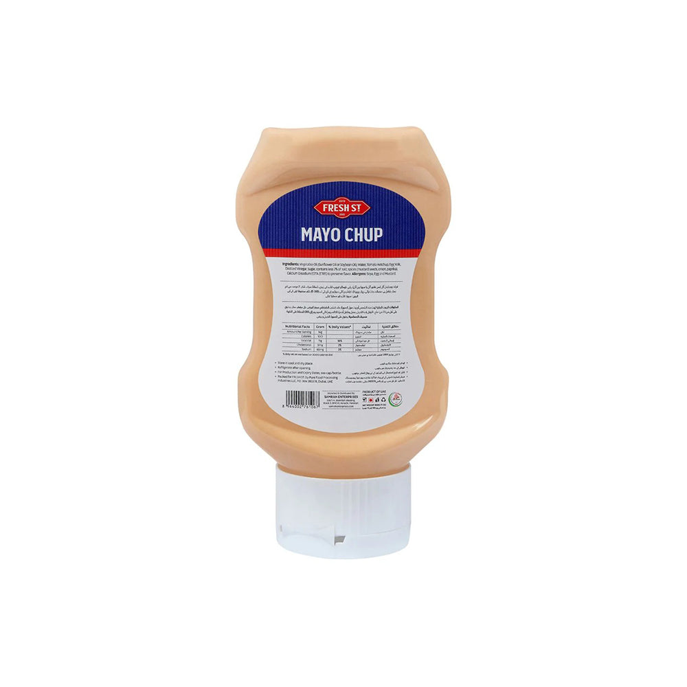 Fresh Street Mayo Chup Mayonnaise — back of pack