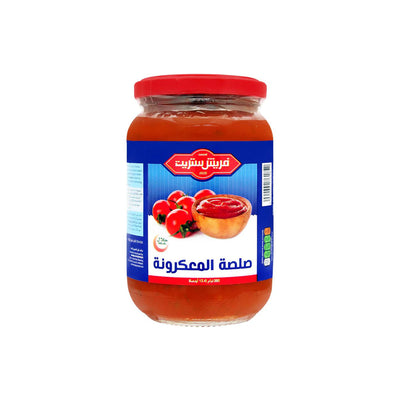 Fresh Street Pasta Sauce — back of pack