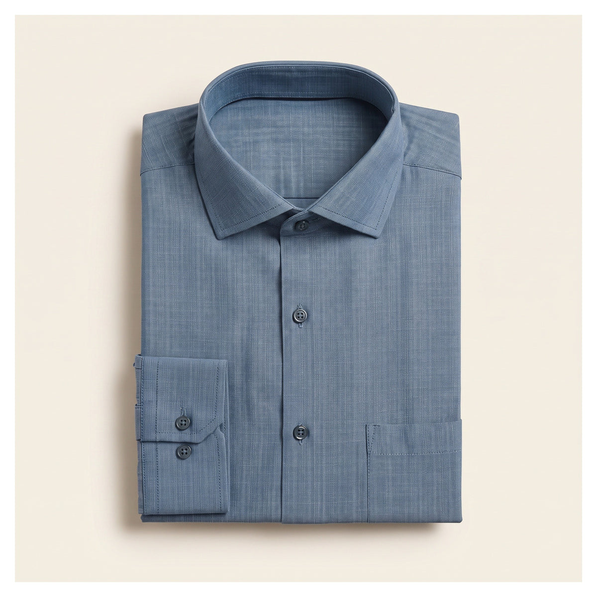 Basix Men's Signature Shirt Dark Ferozi DS-024
