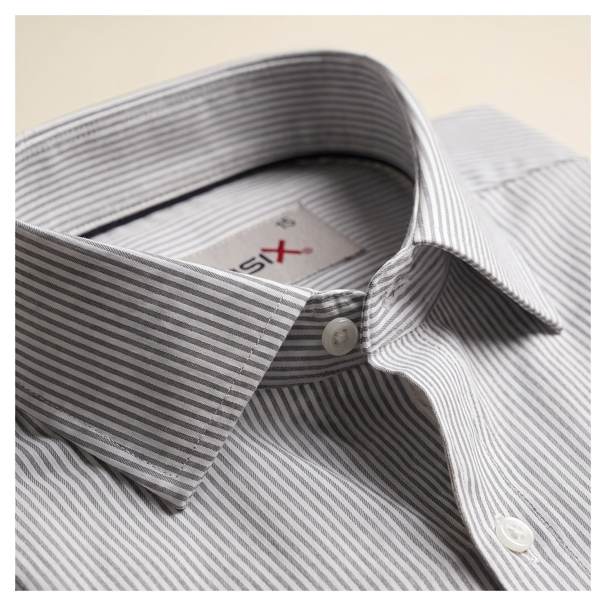 Basix Men's Signature Lining Shirt Grey Ds-014