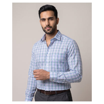 Basix Men's Signature Check Shirt Multi Ds-04
