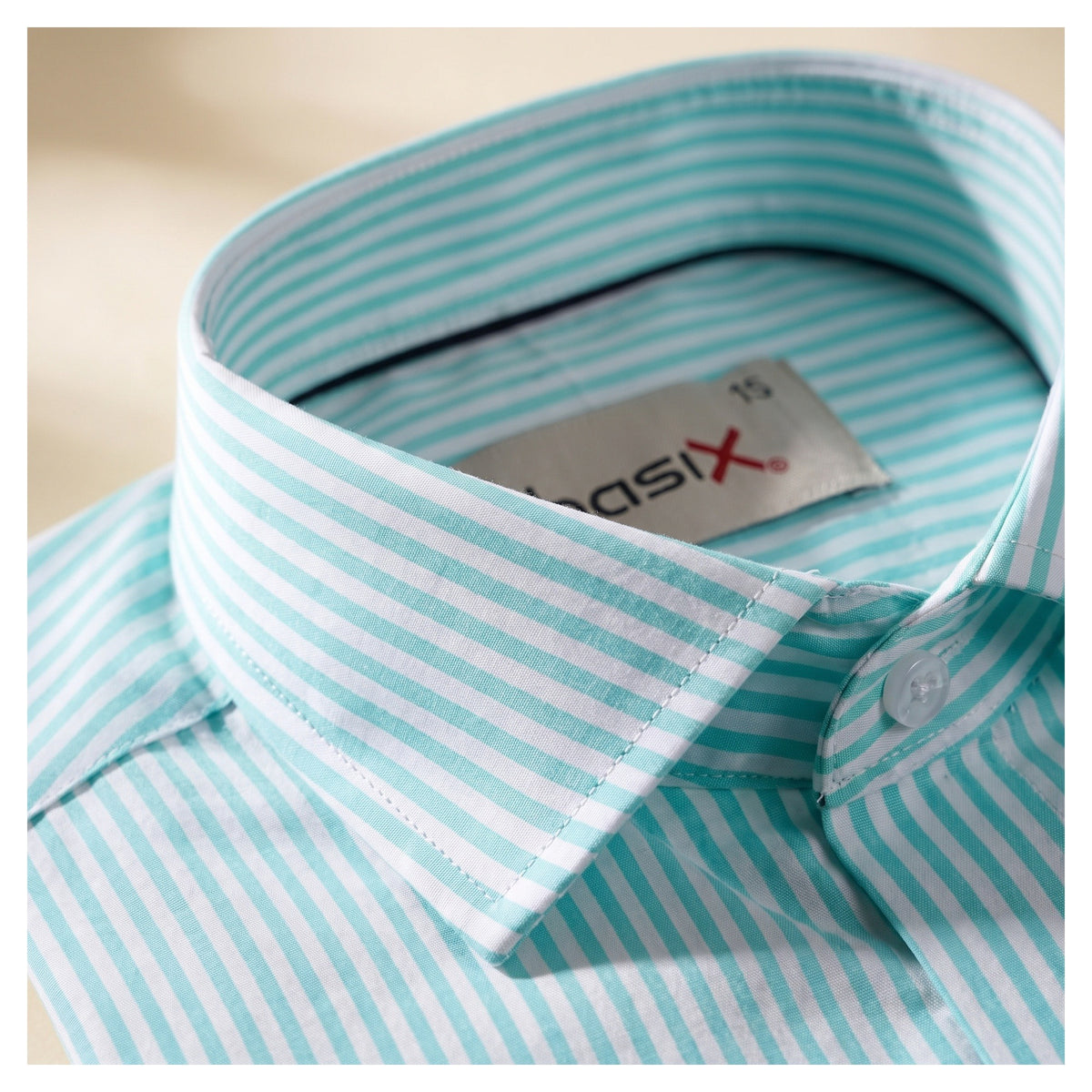 Basix Men's Signature Lining Shirt Green Ds-021