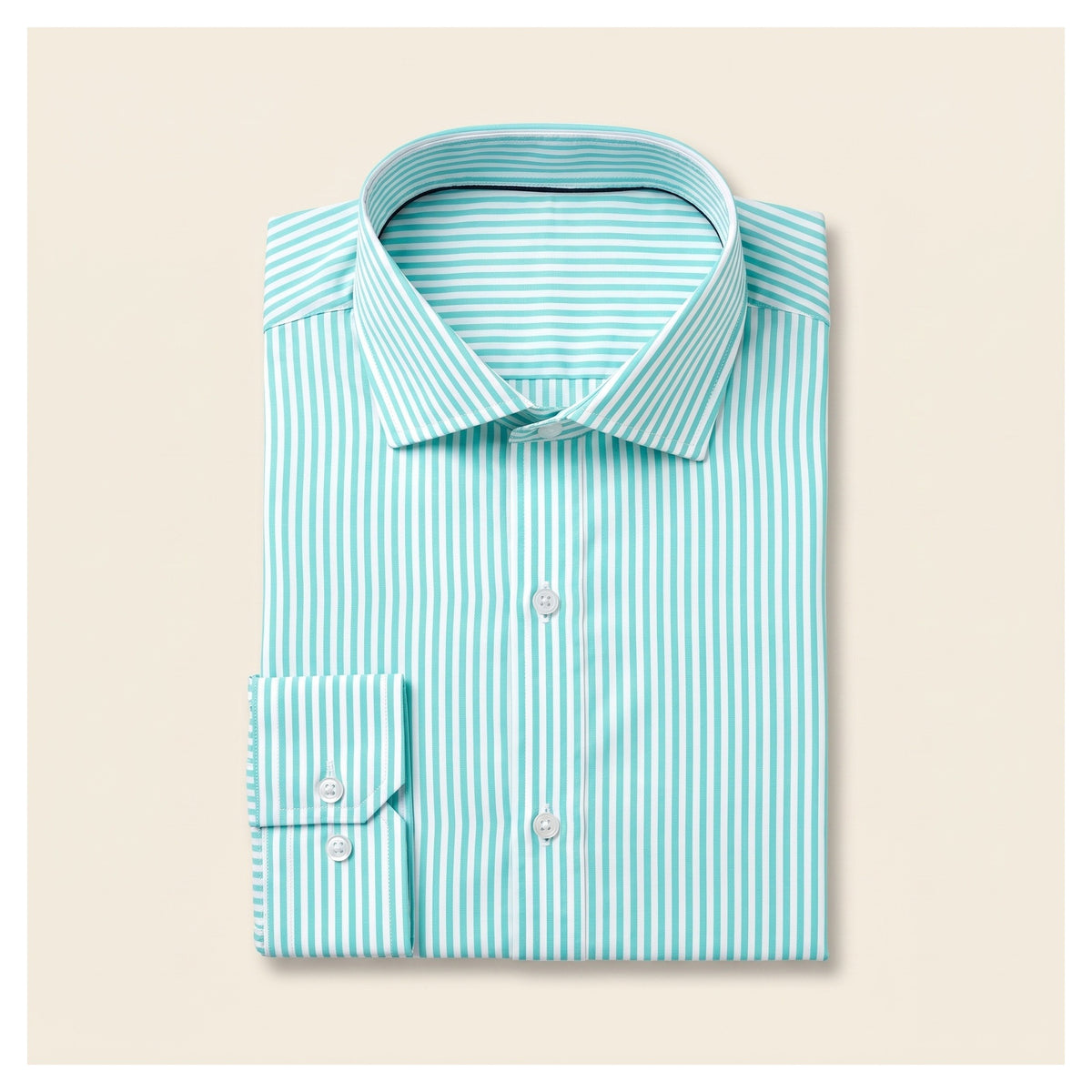 Basix Men's Signature Lining Shirt Green Ds-021