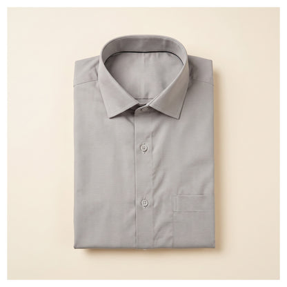 Basix Men's Signature Shirt Double Grey Ds-023