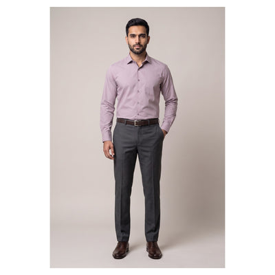 Basix Men's Basic Shirt Pink Ds-03