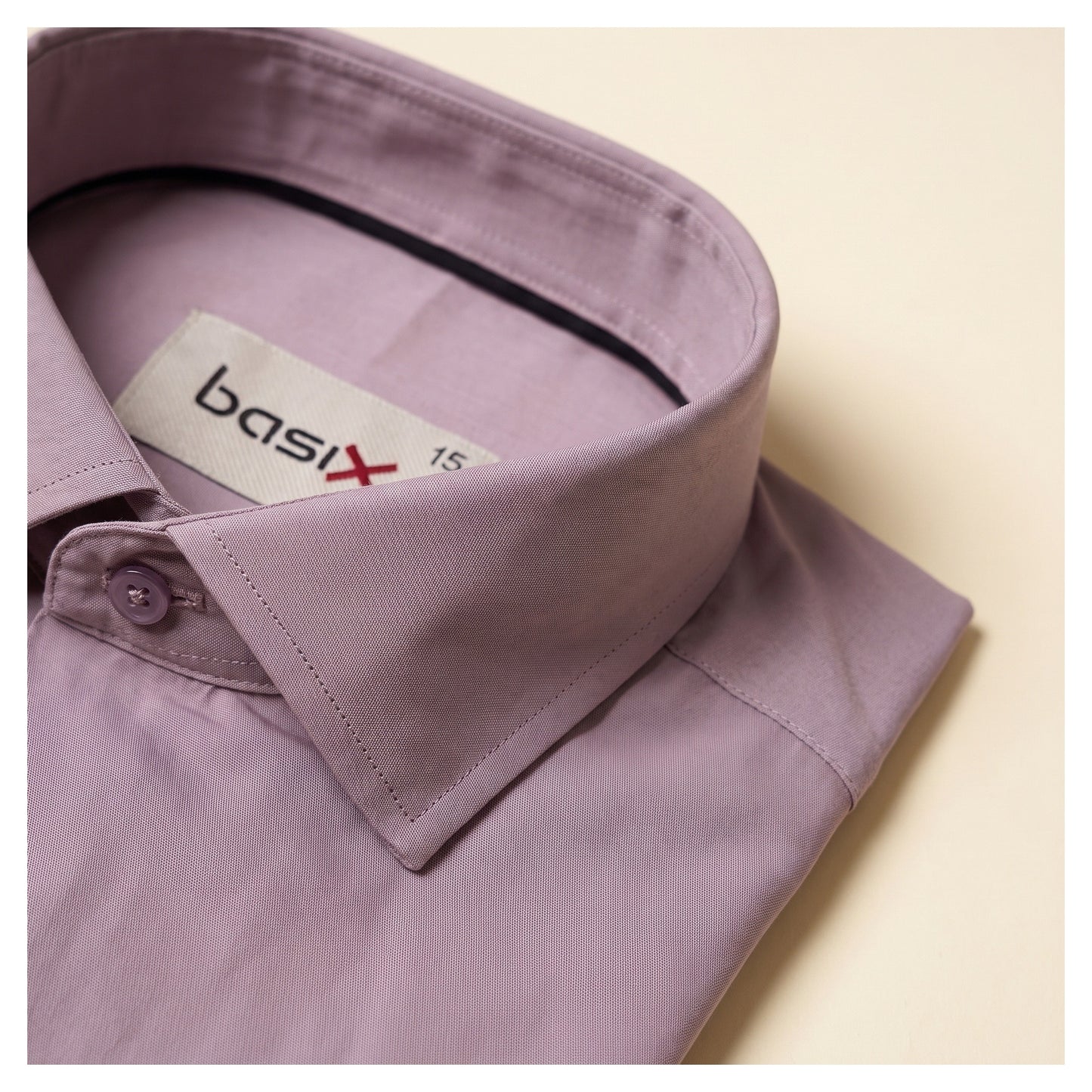 Basix Men's Basic Shirt Pink Ds-03