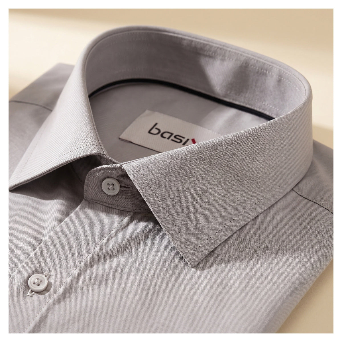 Basix Men's Signature Shirt Double Grey Ds-023